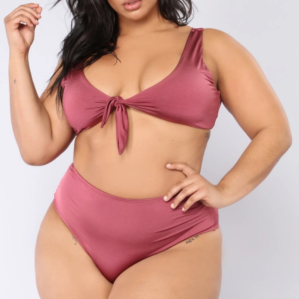 FashionNova Mauve Bikini Set
